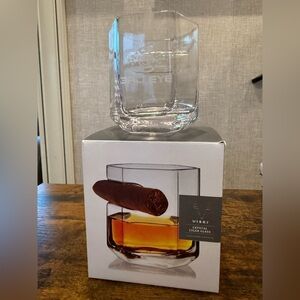 Viski Crystal Cigar Glass - Clear